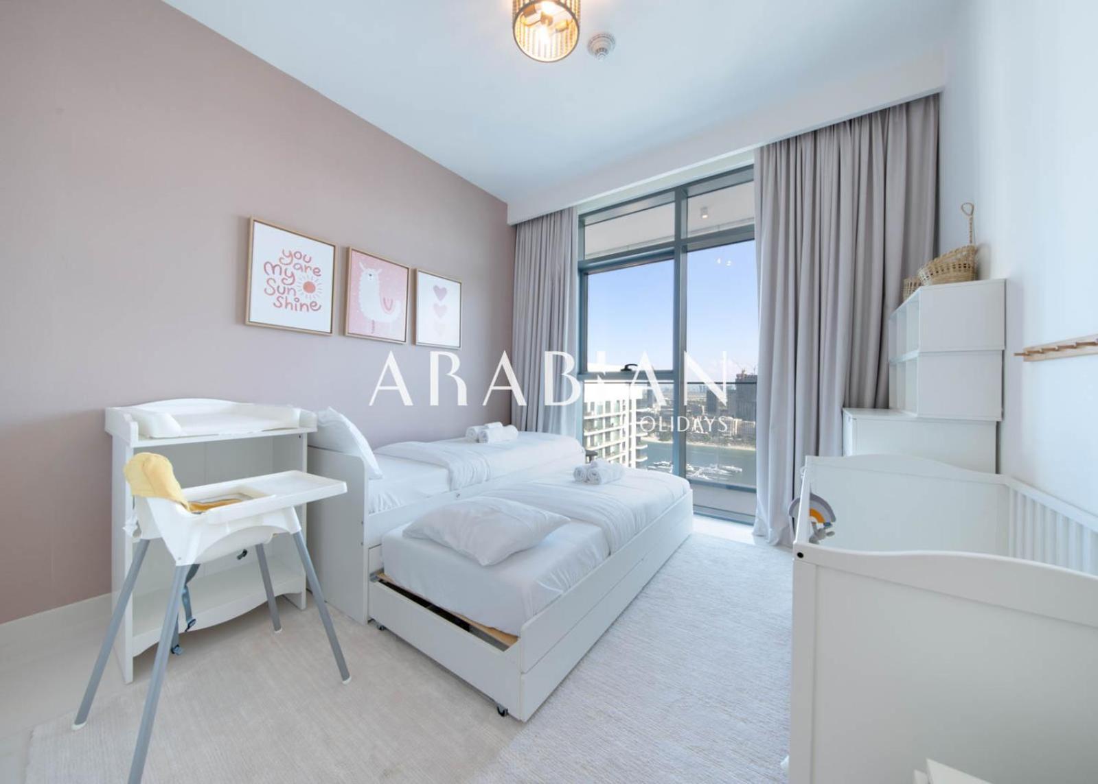 迪拜Charming 2Br With Sea View&Beach Access公寓 外观 照片